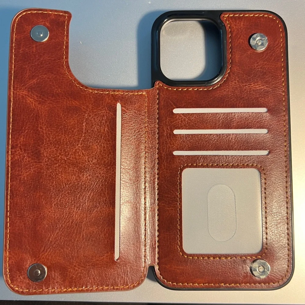 Fits iPhone 13 Pro Max. Near perfect condition. One small blemish as shown.